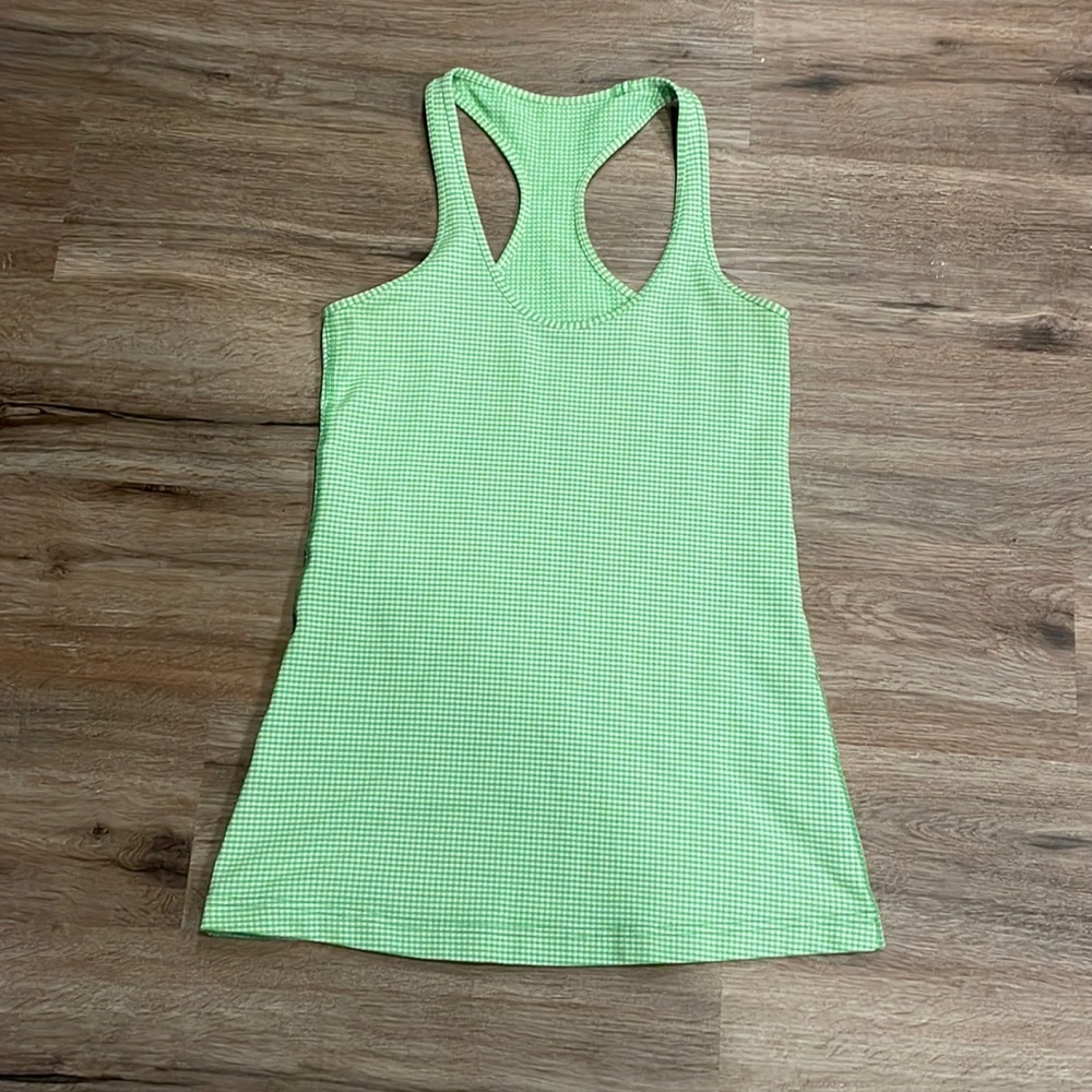 Lulu Lemon razorback tank top.